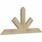 Ekena Millwork Saratoga Rough Sawn Timber Gable Bracket, Douglas Fir, 48"W x 22"H x 2"D x 4"F, 11/12 Pitch GBW048X22X0204SAR00RDF - alternate 2